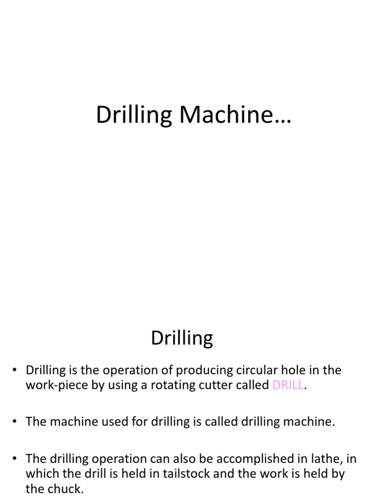 Drilling | PDF