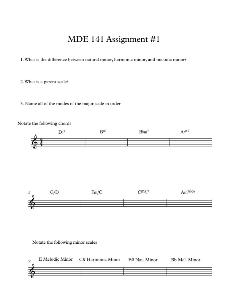 Assignment #1 | PDF