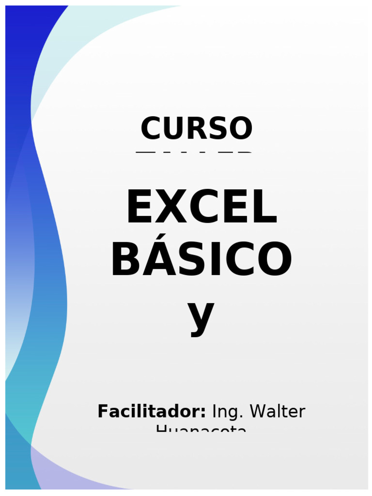 Taller Práctico de Excel Básico y Avanzado | PDF | Microsoft Excel ...