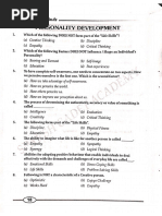 Life Skills Objective Questions & Answers | PDF | Thought | Critical ...
