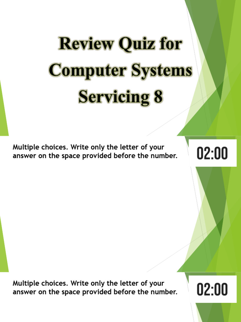 Review Quiz For 3RD Quarter | PDF | Electronic Circuits | Series And ...