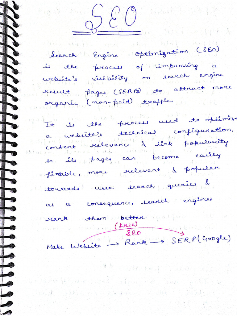 SEO Notes-1 | PDF