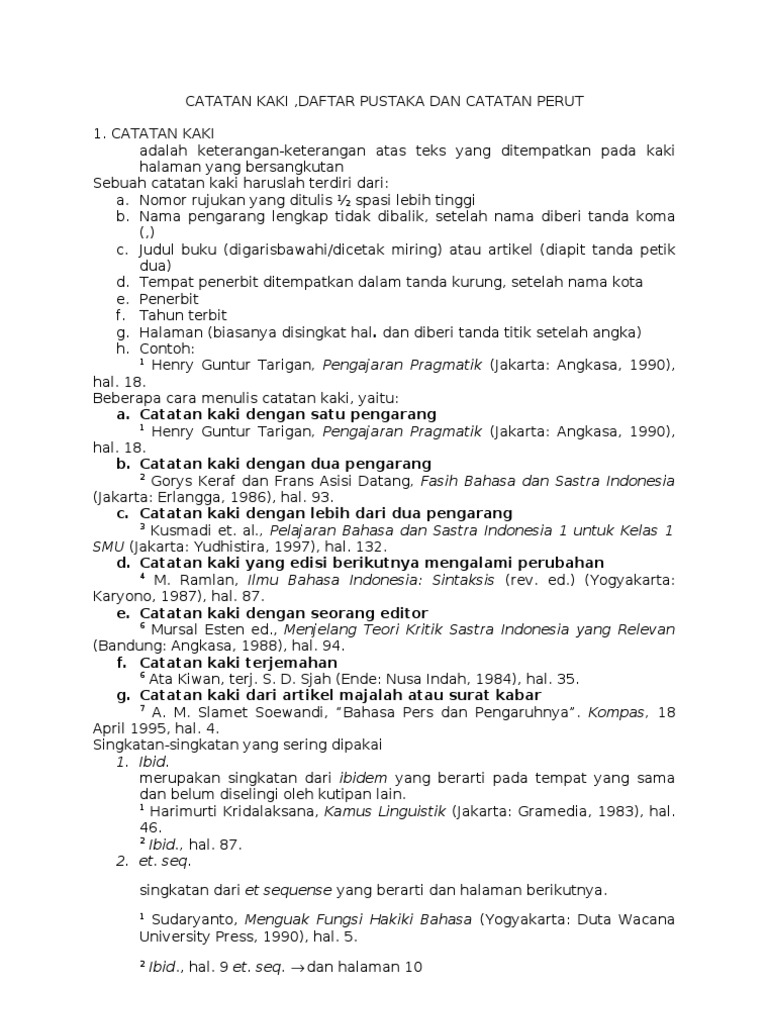 Contoh Daftar Pustaka Et Al - Job Seeker