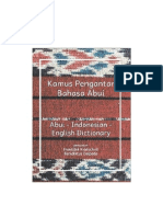 Abui Indonesian English Dictionary | PDF | Seni & Disiplin Bahasa