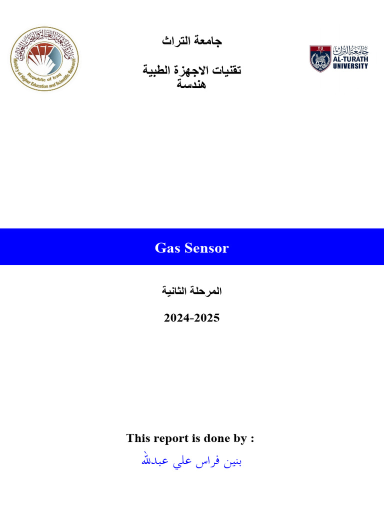 Gas Sensor | PDF