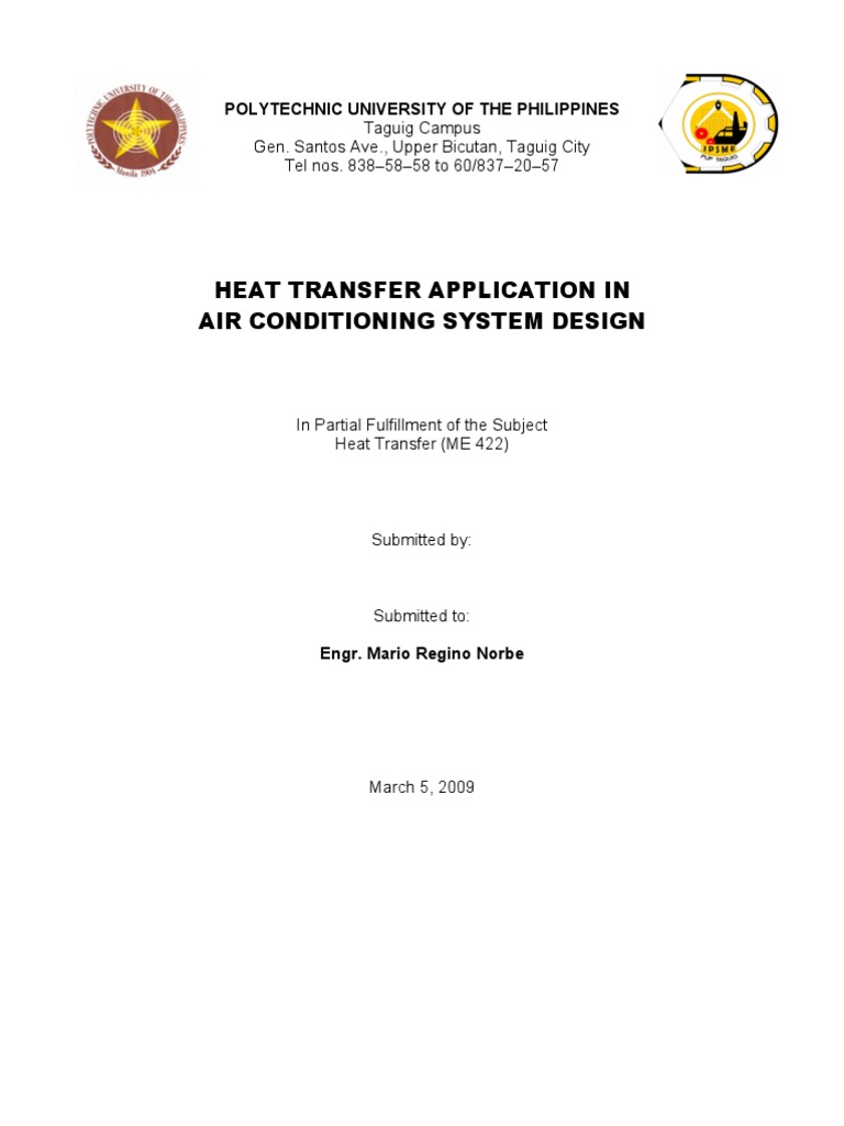 Heat Transfer in AC System Design | PDF