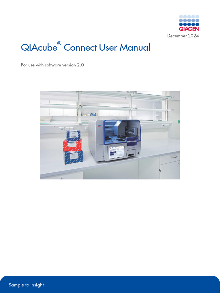 HB-2594-010 - UM - QIAcube Connect - 1224 - WW | PDF | Protein ...