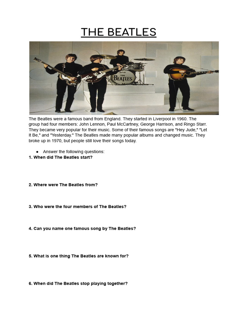 The Beatles | PDF