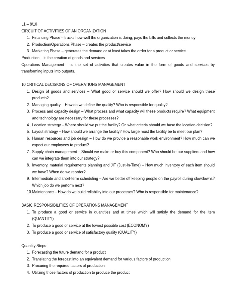 Eng MNG | PDF | Forecasting | Operations Management