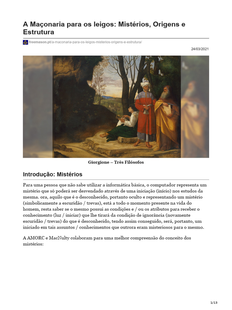 Maçonaria: Mistérios e Estrutura para Leigos | PDF | Loja Maçônica ...