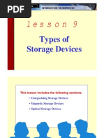 Lesson9: Types of Storage Devices