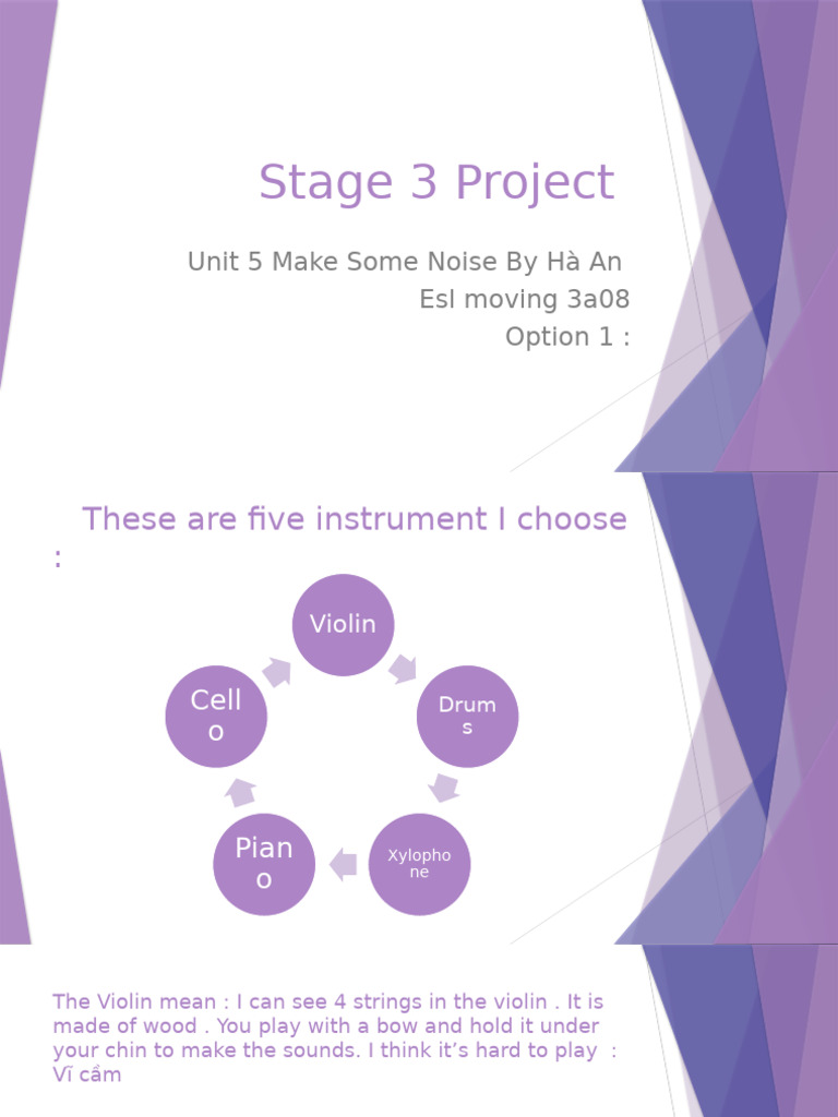 Stage 3 Project Make Some Noise | PDF