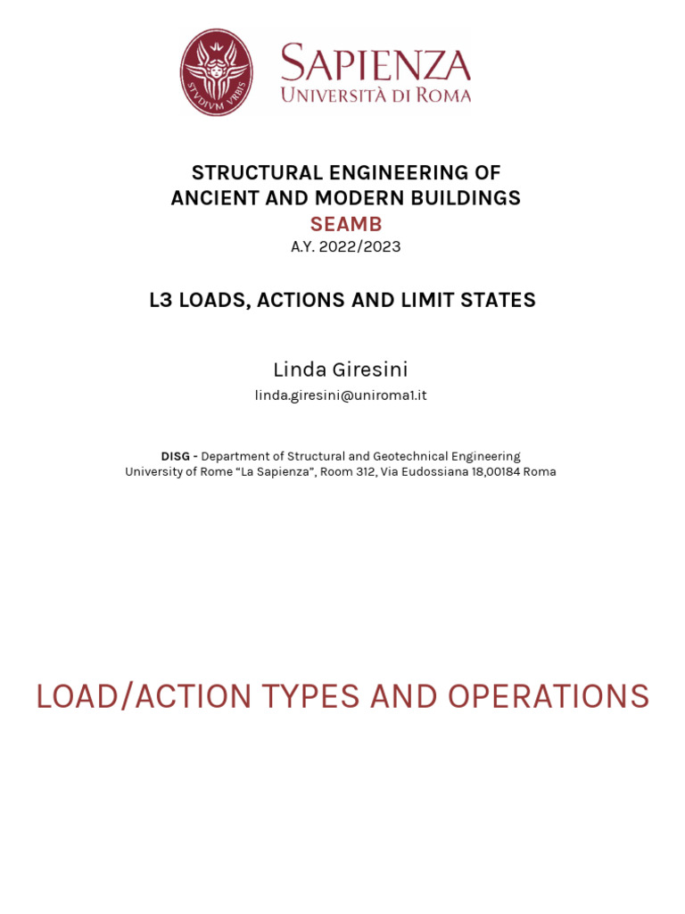 L3 Limit States and Loads - Draft2 | PDF | Truss | Beam (Structure)