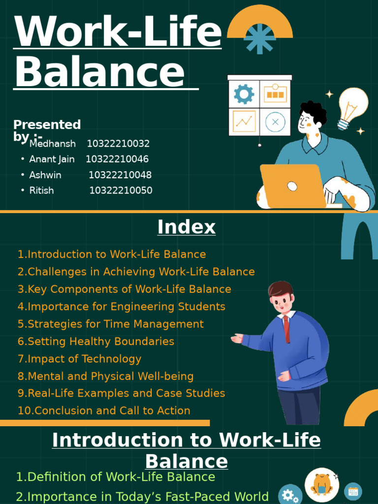 Work-Life Balance Strategies for Students | PDF | Mental Health ...