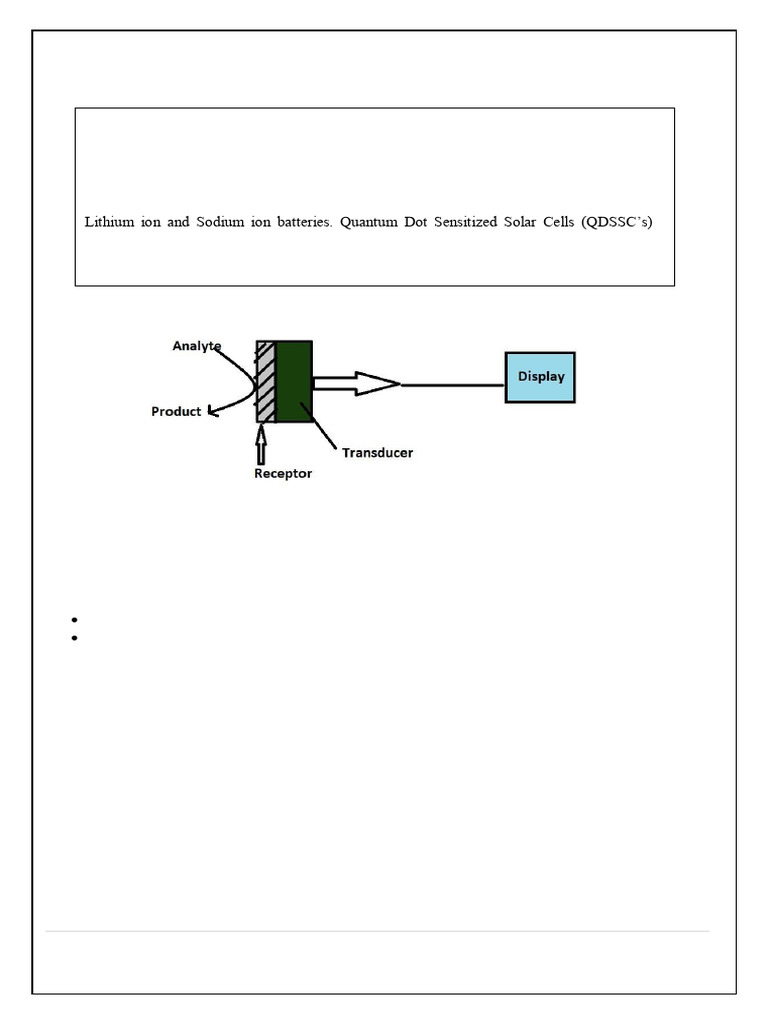 Module 1 Sensors and Energy Storage System | PDF | Electrochemistry ...