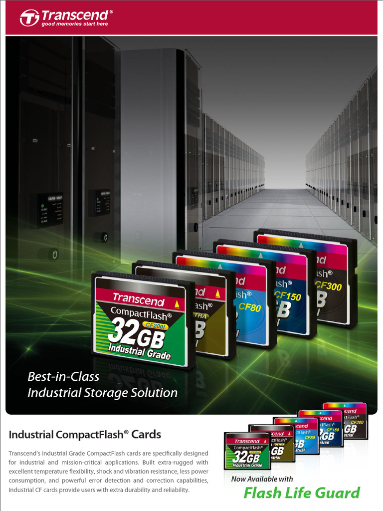 Transcend Compact Flash 4GB | PDF | Computer Architecture | Computer ...