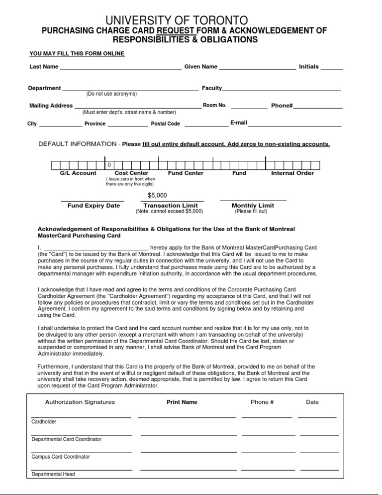 Pcard Request | PDF | Banks | Service Industries