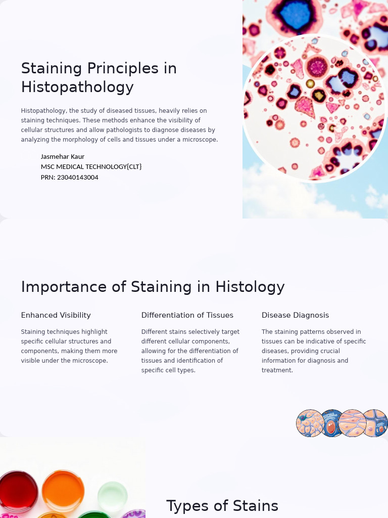 TM 2 | PDF | Staining | Histopathology