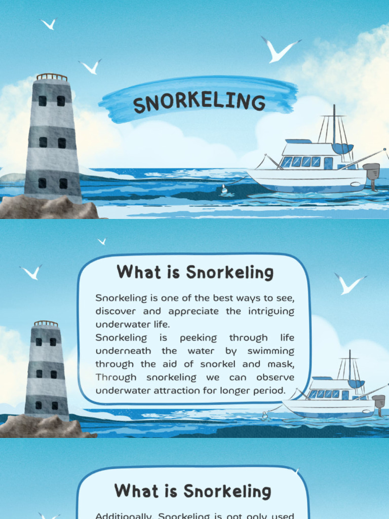 History and Basics of Snorkeling | PDF