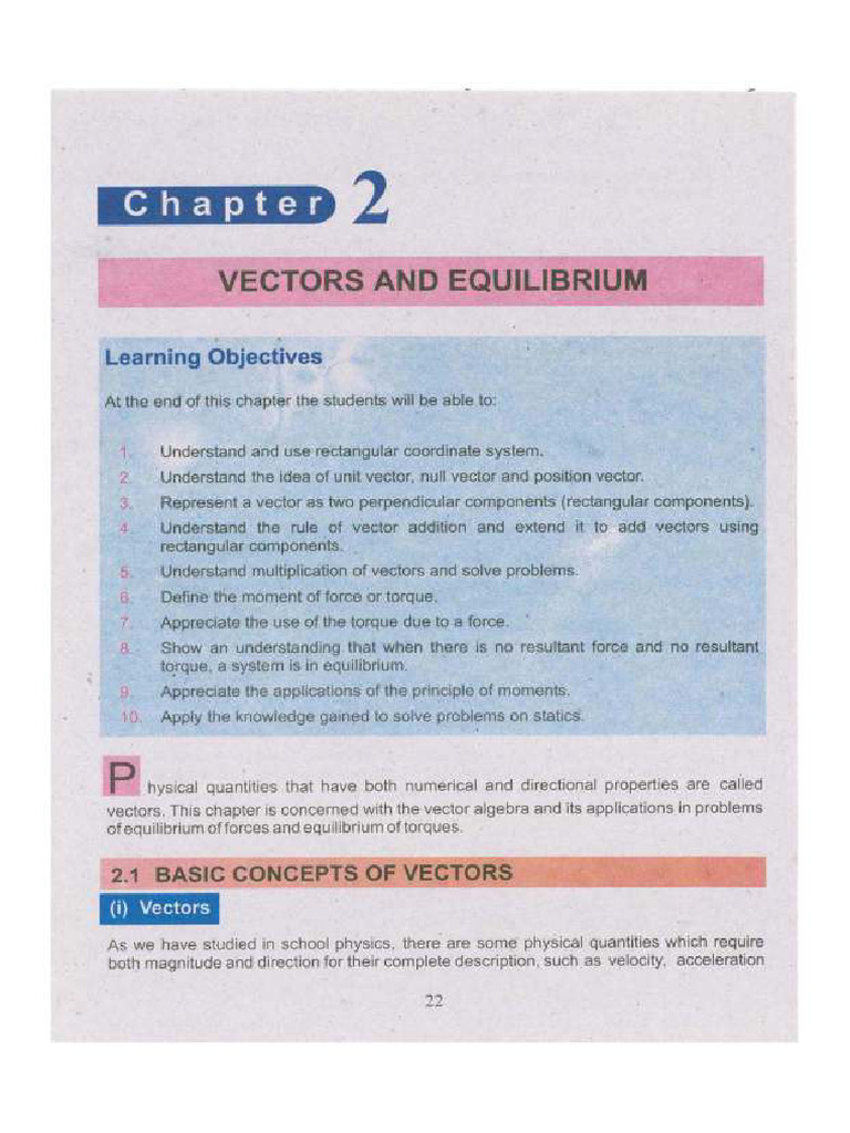 Physics CH 02 | PDF