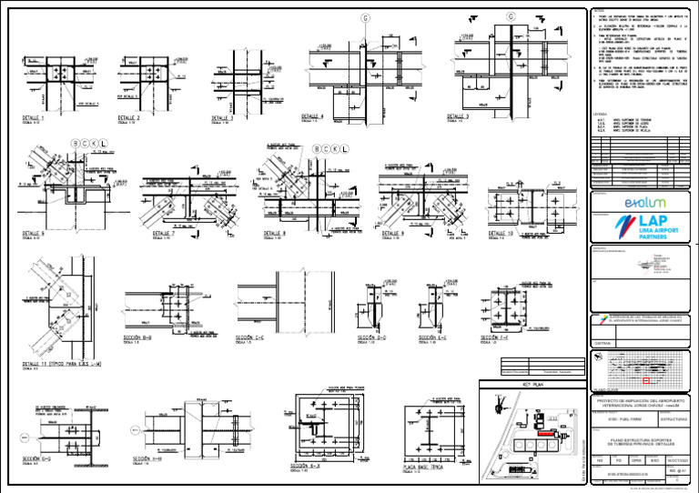 6100-STE0N-000000-015 Plano Estructura Soportes de Tuberias Pipe-Rack ...