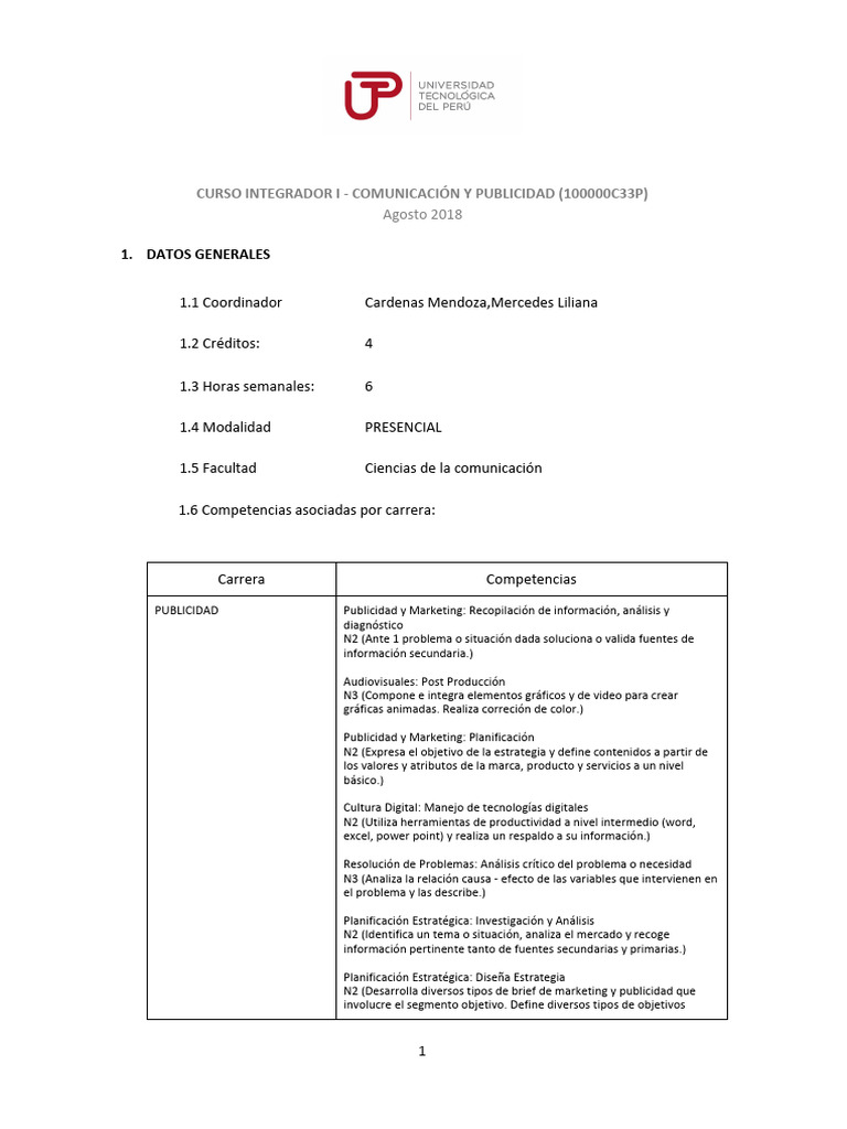 Curso de Comunicación y Publicidad | PDF | Marketing | Publicidad