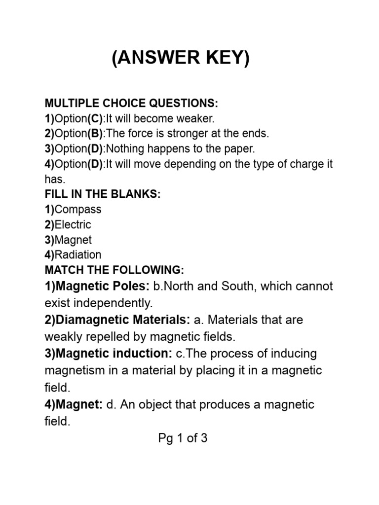 Worksheet Answer Key 6th Grade PDF