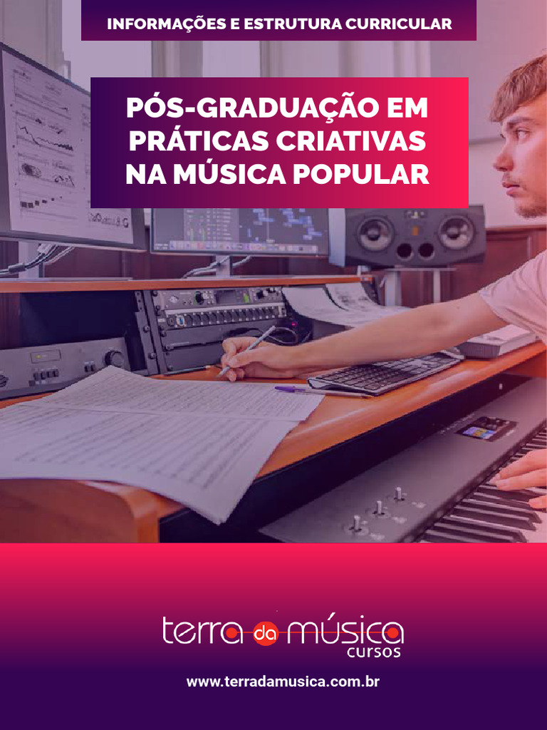 Pós-Graduação Online em Música Popular | PDF | Pós-graduação | Harmonia