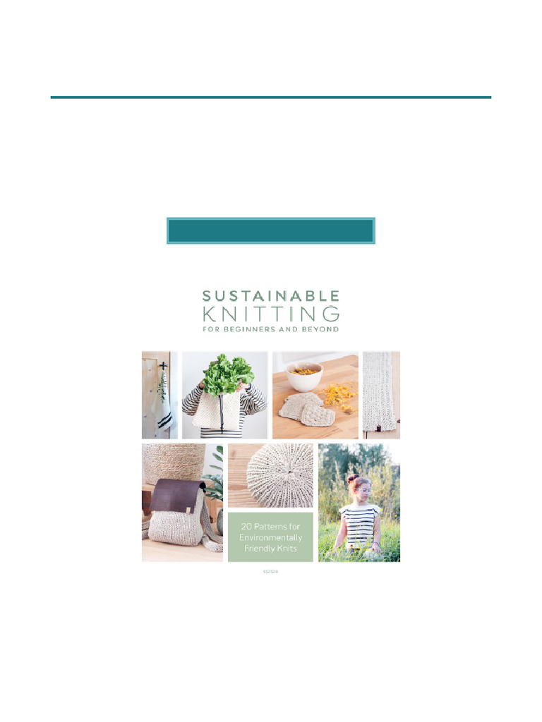 Photo inspiration: Visual Reference: Sustainable Knitting Patterns Guide