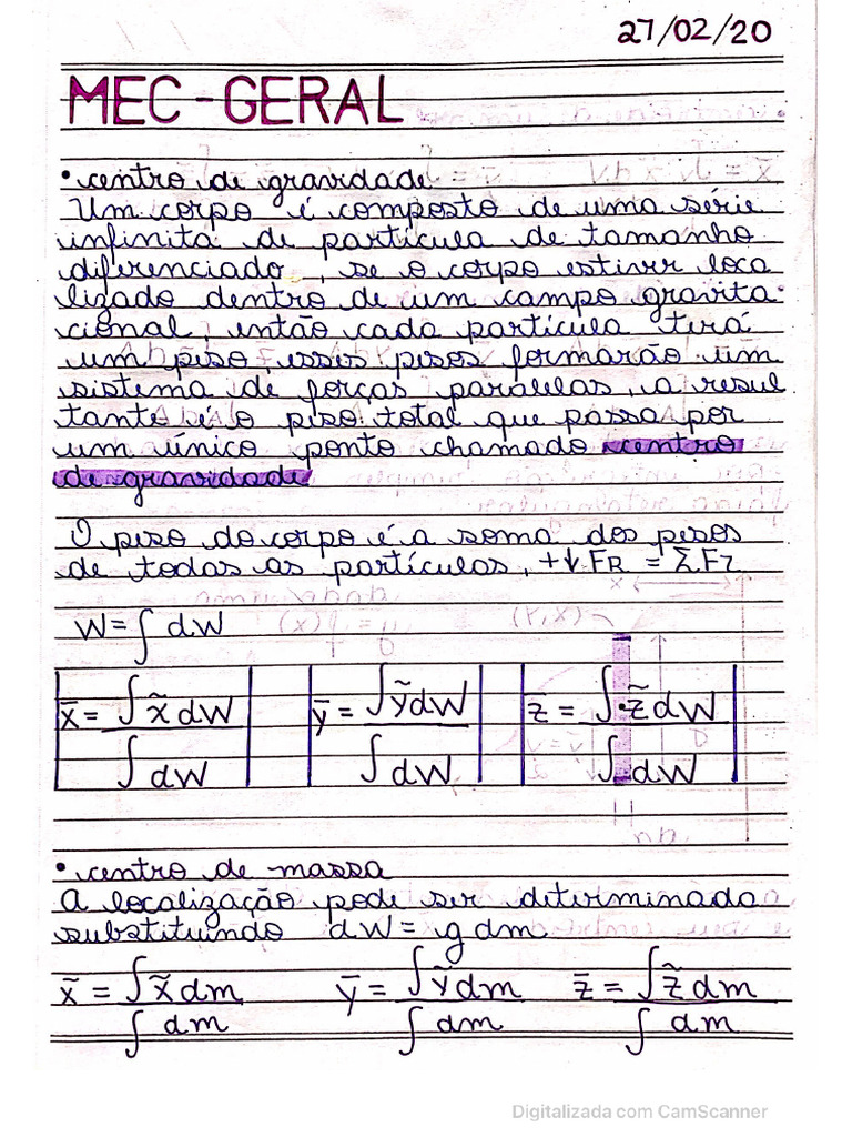 Parte 1 Mecânica Geral Pdf