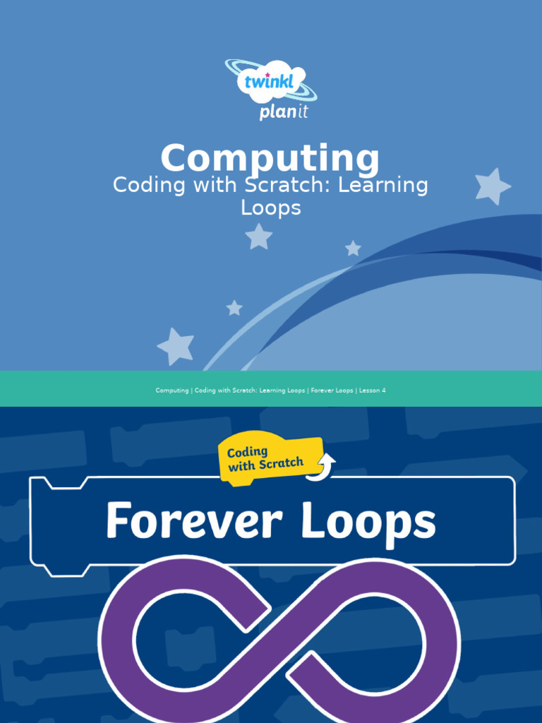Lesson Presentation - Forever Loops | PDF | Control Flow | Scratch ...