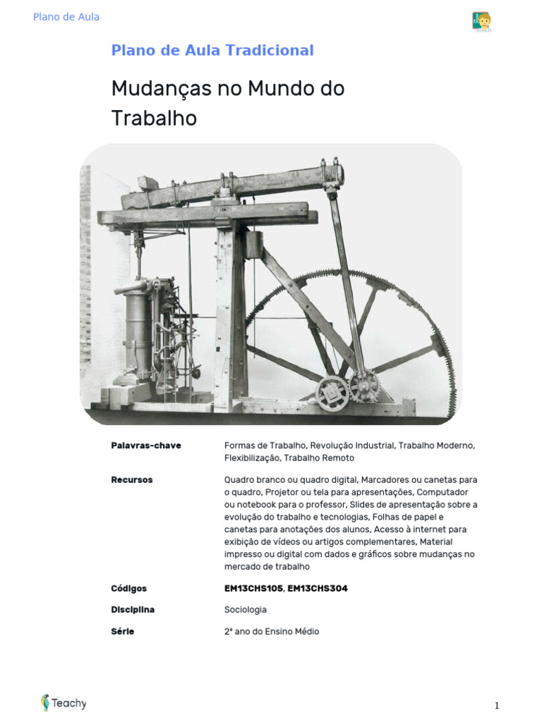 Mudancas no Mundo do Trabalho | PDF | Automação | Economia