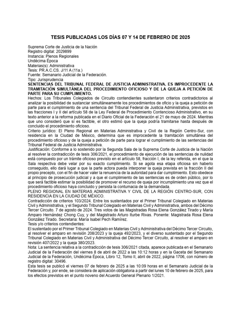 Improcedencia en Juicios de Amparo | PDF | Caso de ley | Movimiento ...