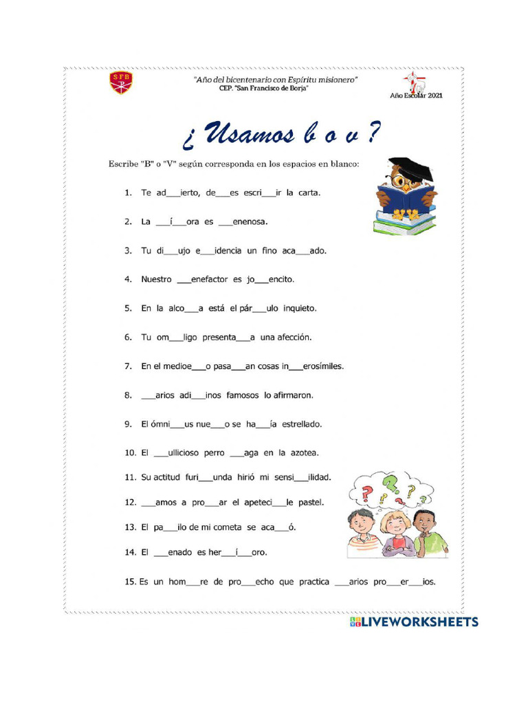 Https Www Liveworksheets Com Es Node 1259497 Download Pdf Pdf