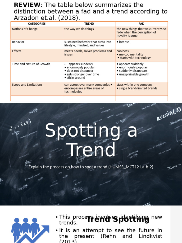 L2 Spotting A Trend Elements | PDF | Forecasting | Internet Of Things
