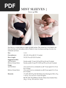 Mist Sleeves -English