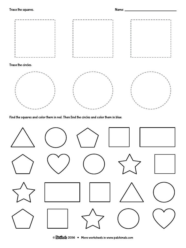 Trace shapes and color eng pdf