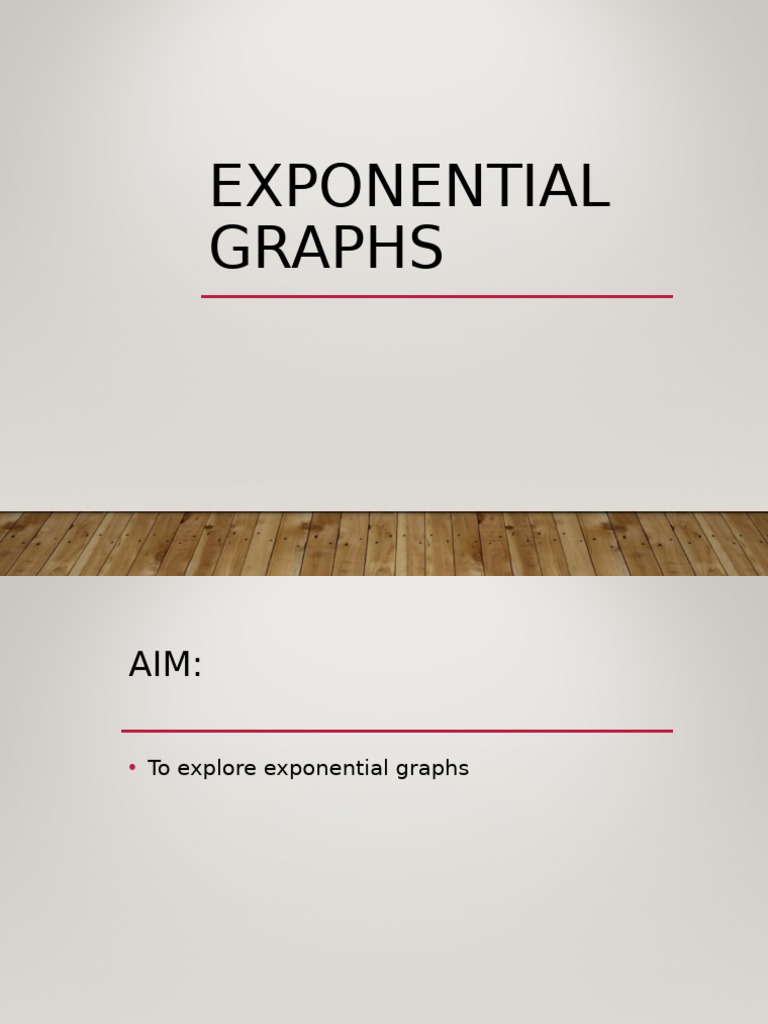 Understanding Exponential Graphs | PDF