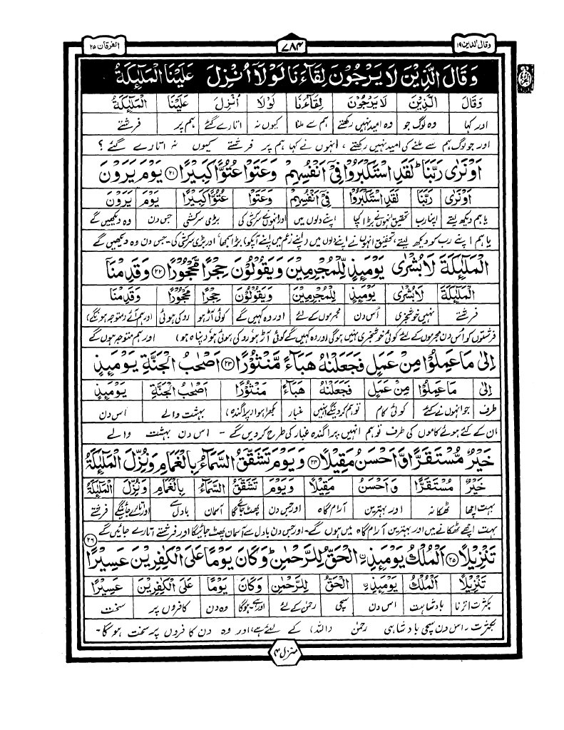 Juz 19 | PDF