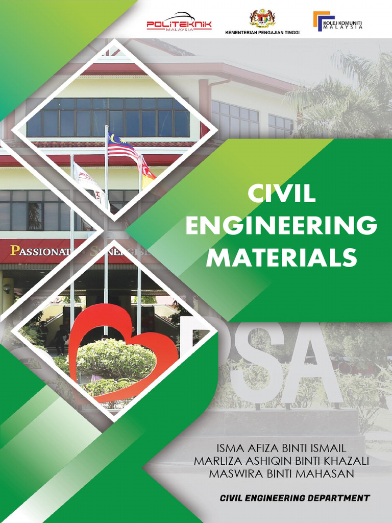 Civil Engineering Materials Overview | PDF | Concrete | Cement