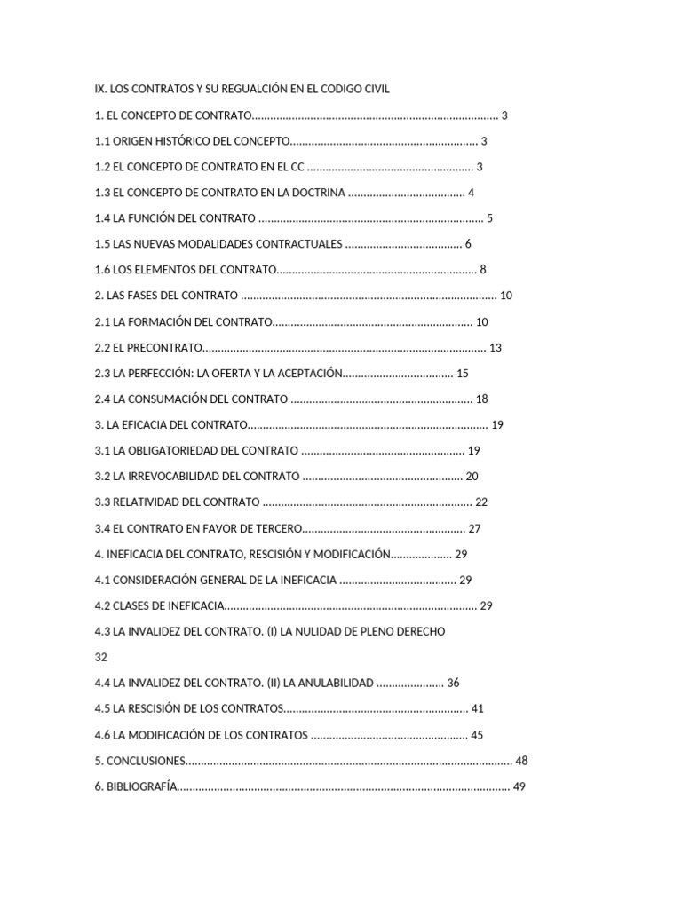 Regulación de Contratos en el Código Civil | PDF | Derecho civil ...