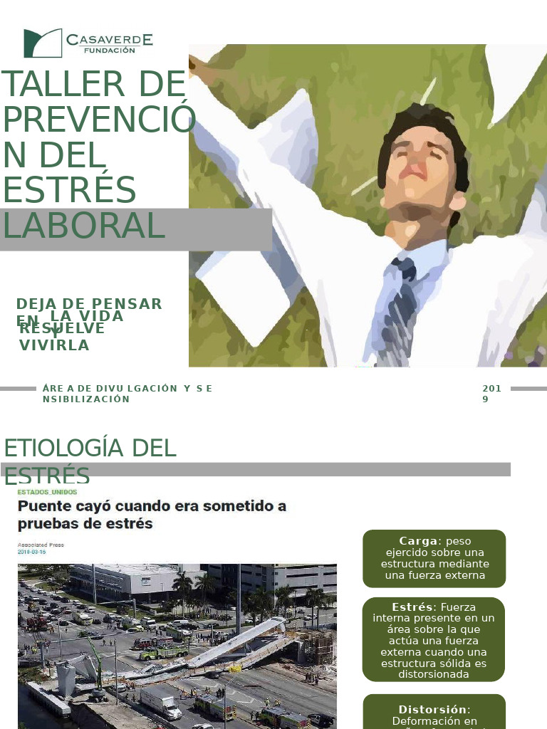Taller Prevencion Del Estres Laboral en CCP 25042019 | PDF | Estrés ...