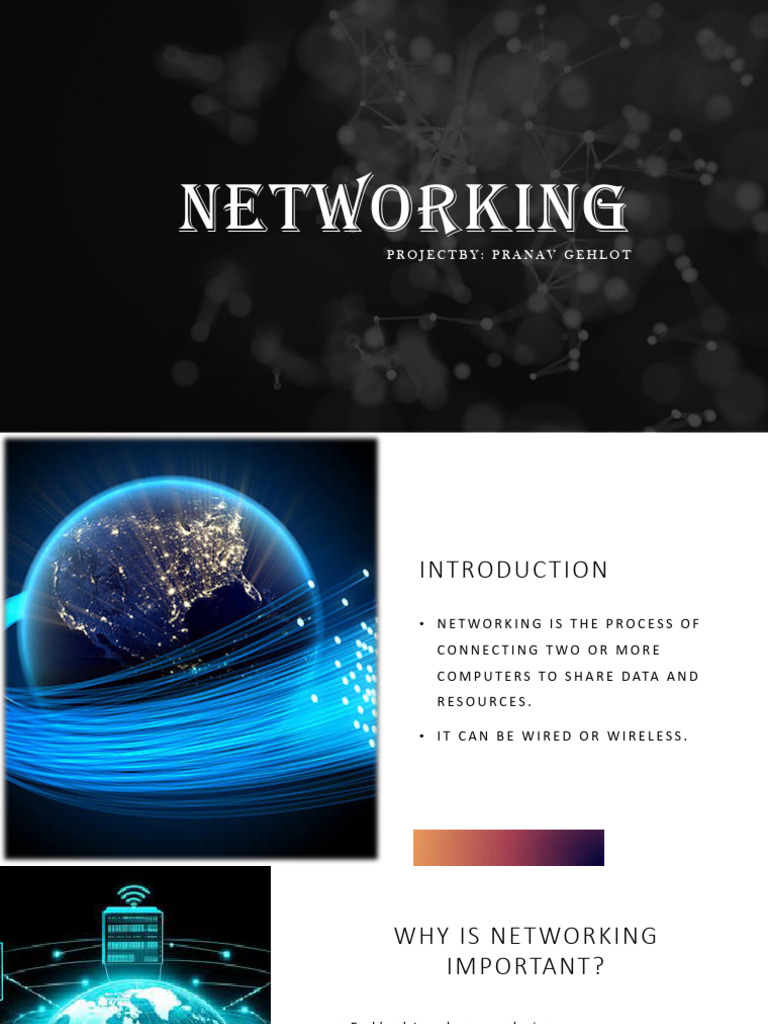 Overview of Computer Networking Basics | PDF | Computer Network | Local ...