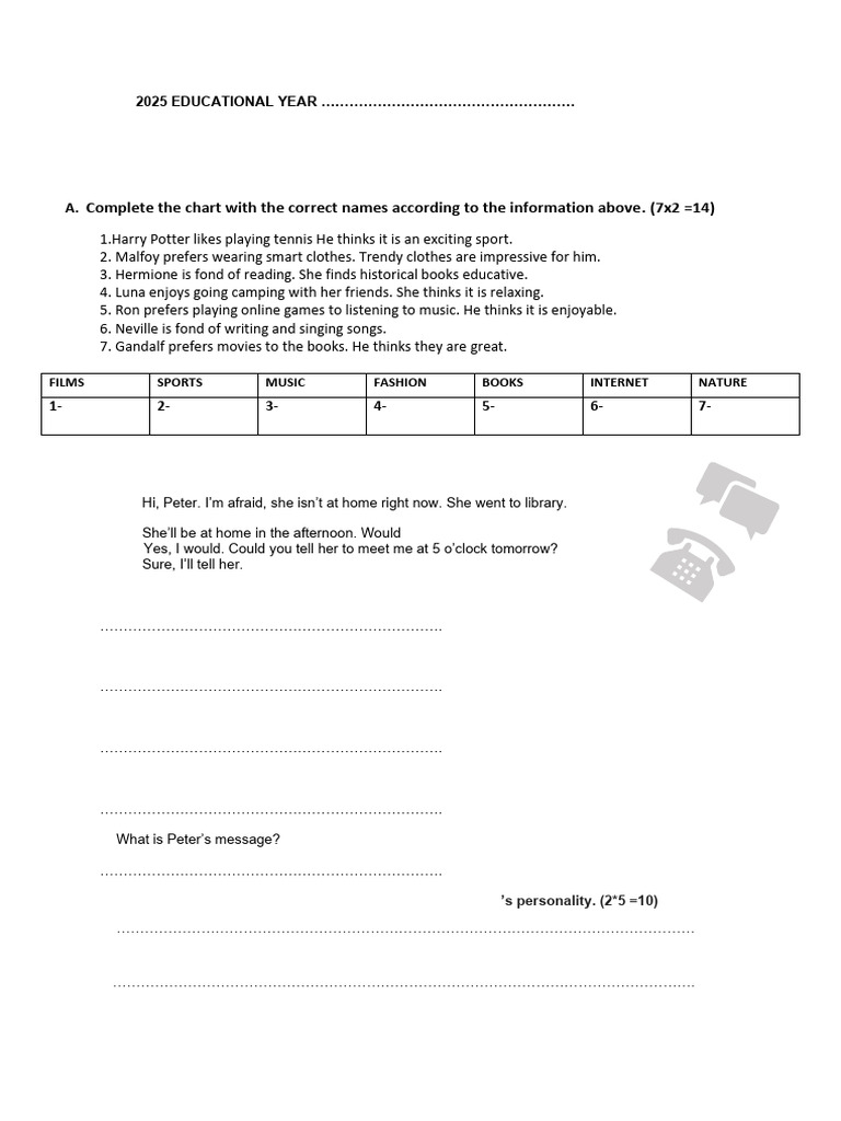 8th Grade English Exam Guide | PDF