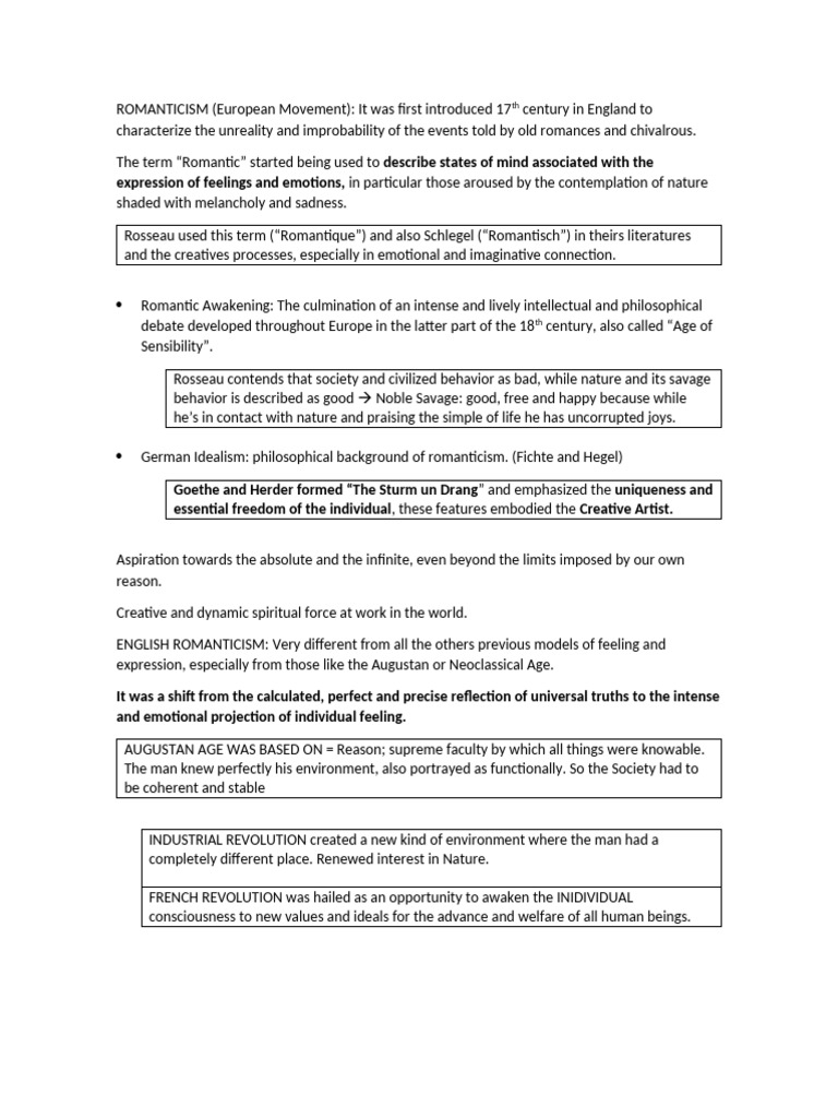 Romanticism Pdf Romanticism