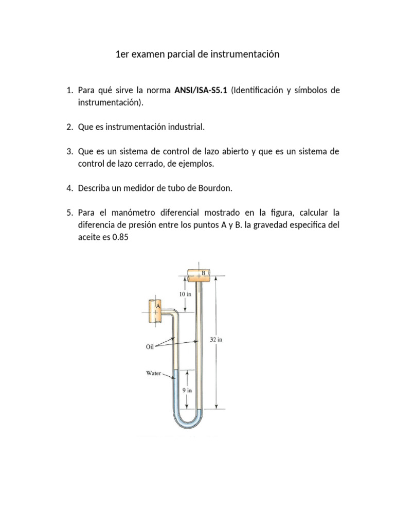 Instrumentación | PDF