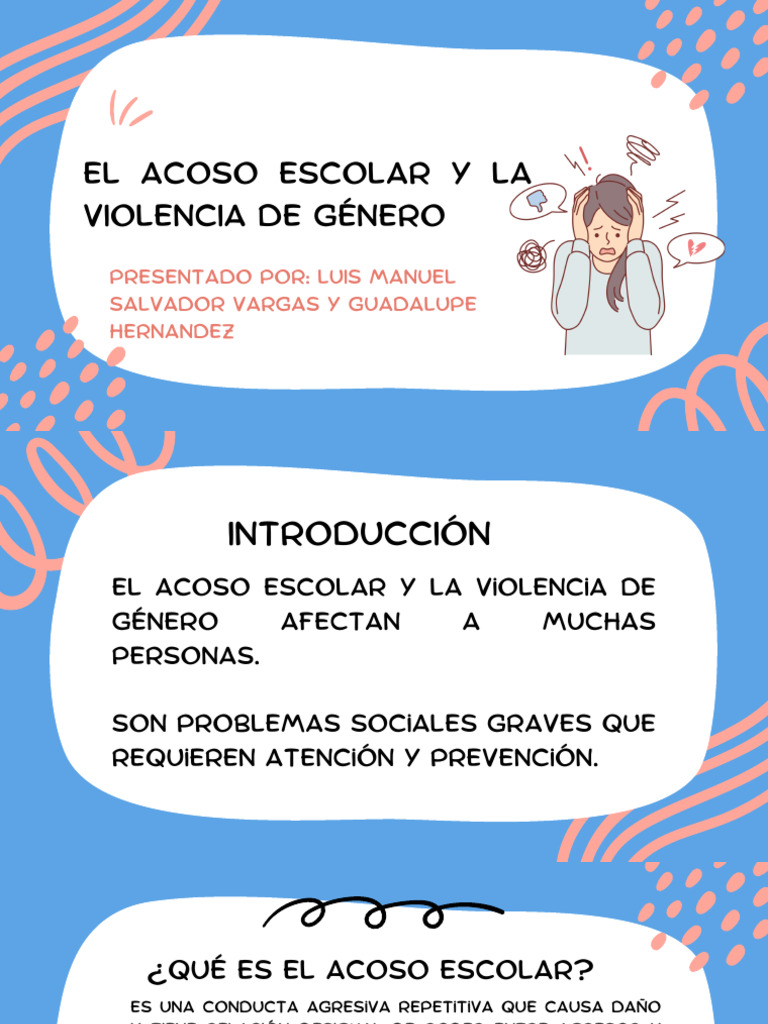 Acoso Escolar y Violencia de Género | PDF