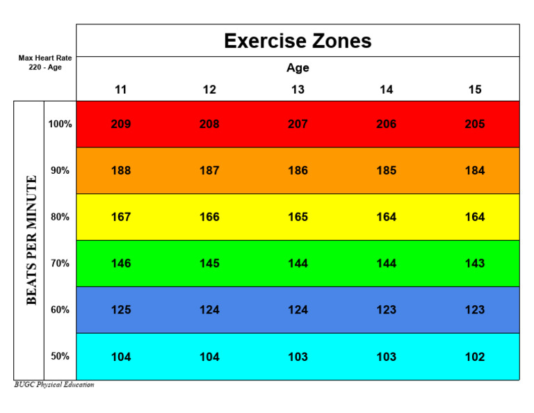 Heart Rate Zones | PDF