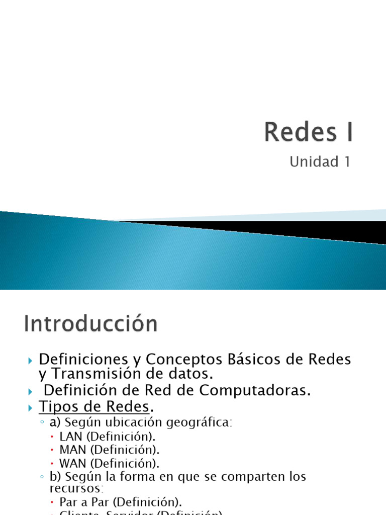 Tipos de Redes de Computadoras y Definiciones | PDF
