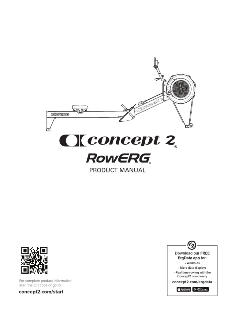 Concept 2 RowErg Remadora | PDF
